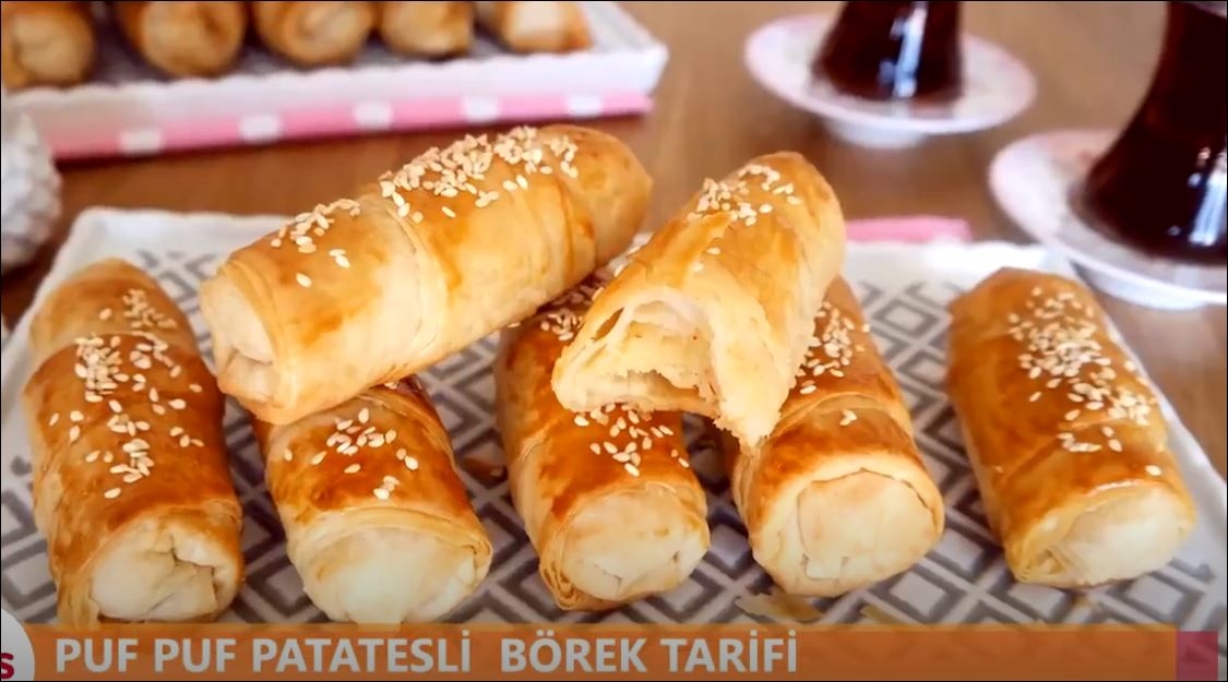 Puf Puf Kabaran Patatesli Çıtır Börek 