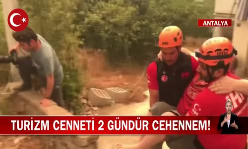 Antalya Manavgat'ta Büyük Orman Yangını! İşte Görüntüler