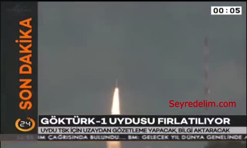Göktürk-1 Uydusu Fırlatıldı