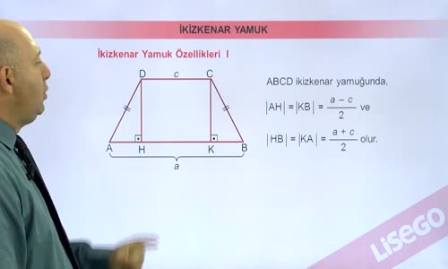 EBA GEOMETRİ LİSE  YAMUK-İKİZKENAR YAMUK ÖZELLİKLERİ 1