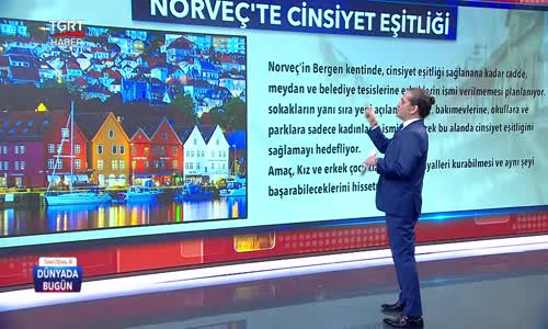 Norveç'te Cinsiyet Eşitliği Sokak Ve Meydanlara Erkek İsmi Verilmeyecek