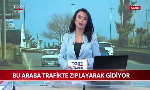 Bu Araba Trafikte Zıplayarak Gidiyor