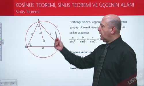 EBA GEOMETRİ LİSE  ÜÇGEN -SİNÜS TEOREMİ