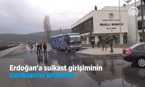 Erdoğan'a Suikast Girişiminin Sanıklarına Protesto 