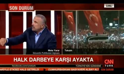 Mete Yarar'ın 15 Temmuz Darbe Girişimi Hakkındaki Duygusal Konuşması  Cnn