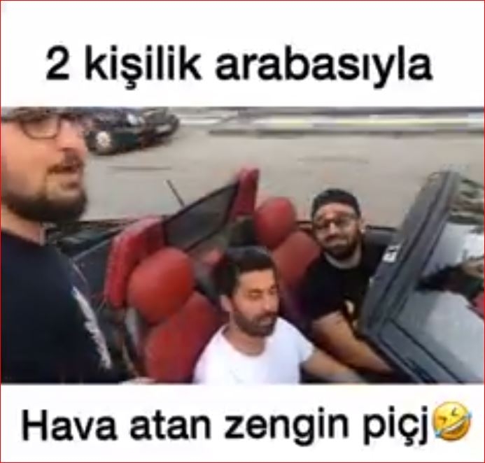 İki Kişilik Arabasıyla Hava Atan Zengin