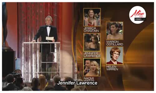 Jennifer Lawrence Sag Awards 2013 - En İyi Kadın Oyuncu Türkçe Altyazılı