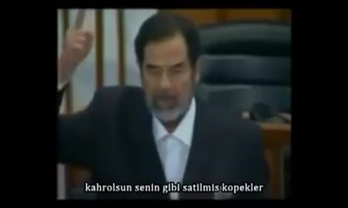 Saddam Hüseyin'in İdam Edilmeden Önceki Son Sözleri.. Kesinlikle İzleyin