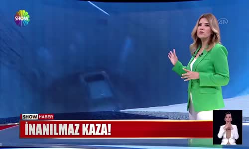 İnanılmaz kaza!