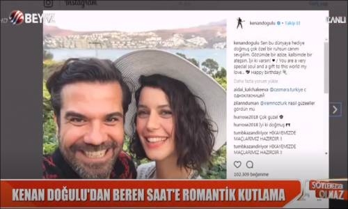 Kenan Doğulu'dan Beren Saat'e Romantik Kutlama 