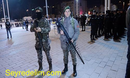 Taksim Meydanı'nda 'drone savar'lı güvenlik önlemi