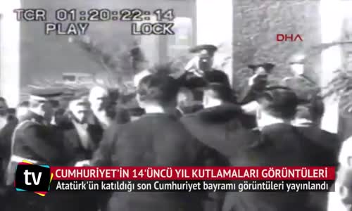 Cumhuriyet'in 14.Yıl Kutlamaları Görüntüleri