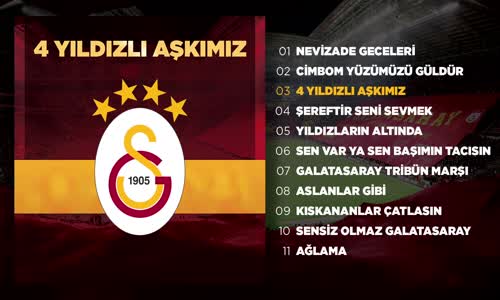 Galatasaray Korosu &Cem Belevi & Bülent Forta & Cengiz Erdem & Umut Erdem - 4 Yıldızlı Aşkımız