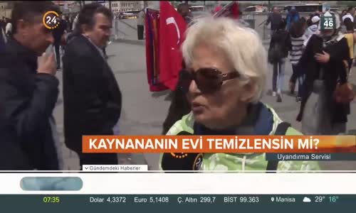 Kaynananızın Evini Temizler Misiniz Röportaj