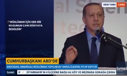 Erdoğan O Geleneği Abd'de De Sürdürdü