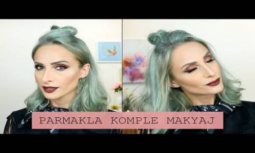 Sebile Ölmez - Sadece Parmakla Eyelinerlı Full Makyaj Challenge