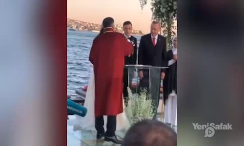 Cumhurbaşkanı Erdoğan Mesut Özilin Nikah Şahidi Oldu