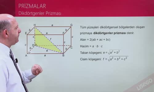 EBA GEOMETRİ LİSE PRİZMA-DİKDÖRTGENLER PRİZMASI