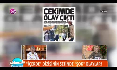 İçerde Dizisinin Setinde Olay Çıktı.Silahlar Patlayınca Panik Yaşandı