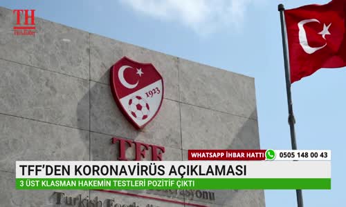 TFF’DEN KORONAVİRÜS AÇIKLAMASI