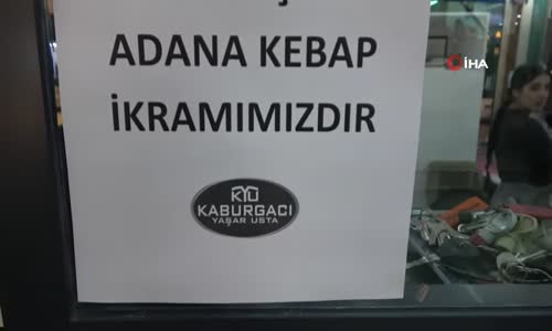 Adana'da bir kebapçı, aşı olana bedava kebap veriyor!