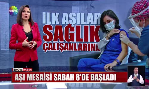 Sağlıkçıların aşı mesaisi 