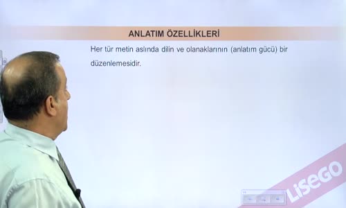 EBA TÜRKÇE LİSE PARAGRAF-ANLATIM ÖZELLİKLERİ