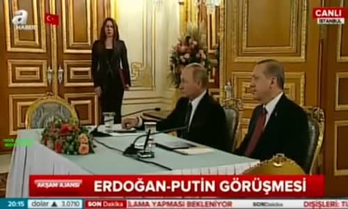 Cumhurbaşkanı Erdoğan Putin Basın Toplantısı Türk Akımı imzalandı