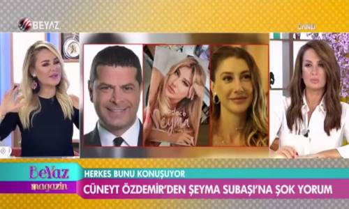 Cüneyt Özdemir'den Şeyma Subaşı'na Şok Yorum