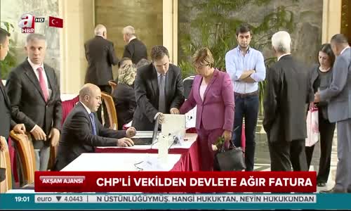 CHP'li Vekilden Devlete Ağır Fatura