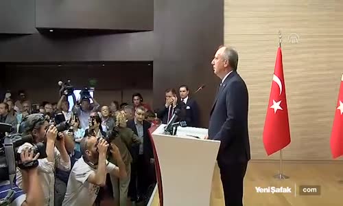 Muharrem İnce Basın Toplantısından TRT'yi Kovdu