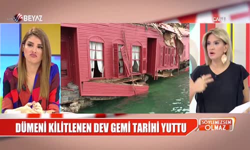 Dümeni Kilitlenen Dev Gemi Tarihi Yuttu