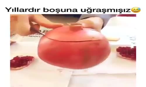 Yıllardır boşuna uğraşmışız :))