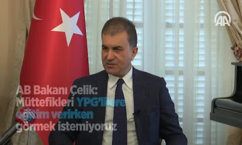 Ab Bakanı Çelik Müttefikleri Ypg'lilere Eğitim Verirken Görmek İstemiyoruz 