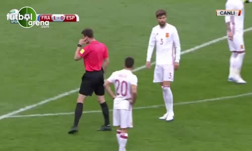 Griezmann'ın Golü Video Hakem Uygulamasıyla Gol İptal Edildi