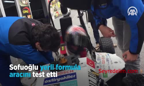 Sofuoğlu Yerli Formula Aracını Test Etti