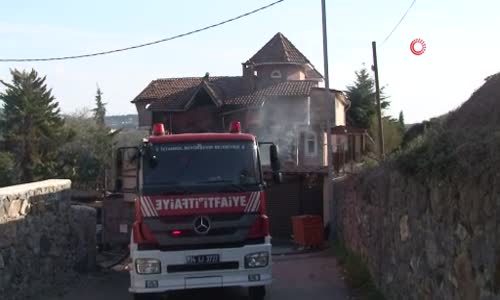 Beykoz'da korkutan villa yangını 