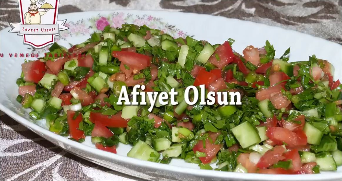 Çoban Salata Tarifi Çoban Salata Malzemeleri