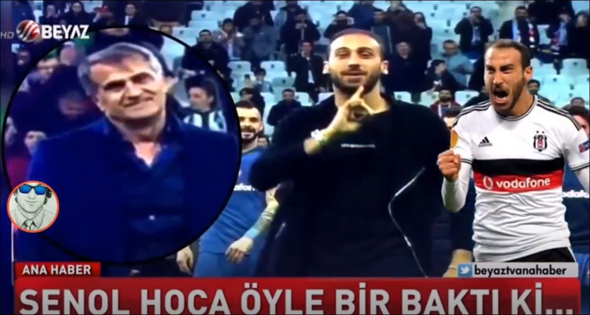 Şenol Güneş Cenk Tosuna Öyle Bir Baktı Ki