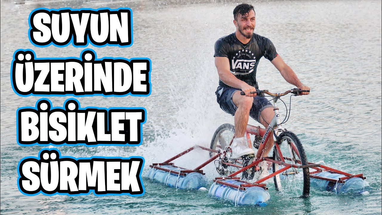 Suyun Üstünde Giden Bisiklet Yaptım!