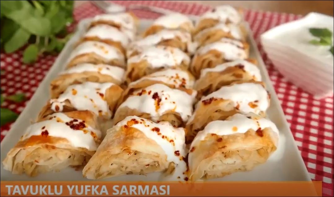 Tavuklu Yufka Sarma Tarifi