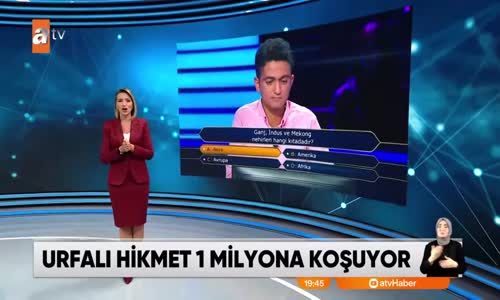 Urfalı Hikmet 1 milyonluk soruyu görebilecek mi- 