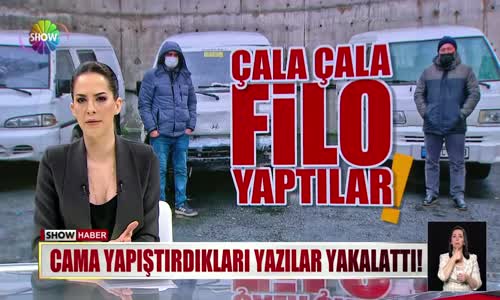 Çala çala filo yaptılar!