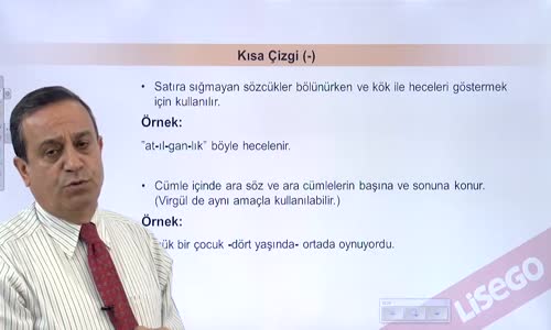 EBA TÜRKÇE LİSE NOKTALAMA İŞARETLERİ -KISA VE UZUN ÇİZGİNİN KULLANILDIĞI YERLER