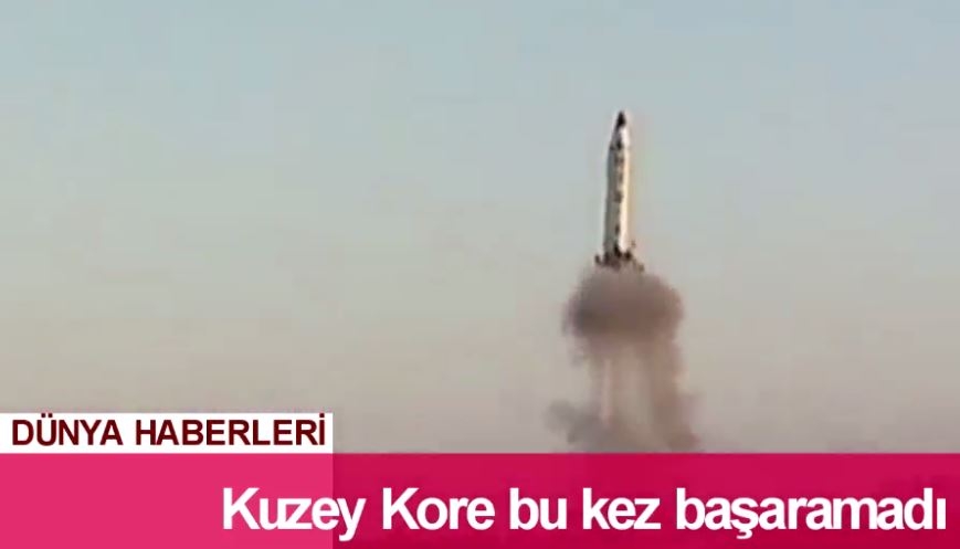 Kuzey Kore bu kez başaramadı