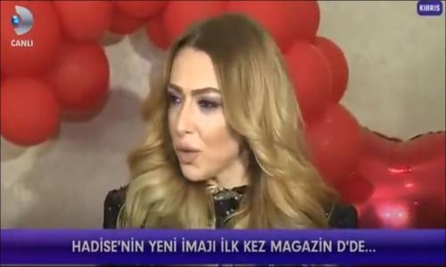 Hadise'nin Yeni İmajı Magazin D'de 