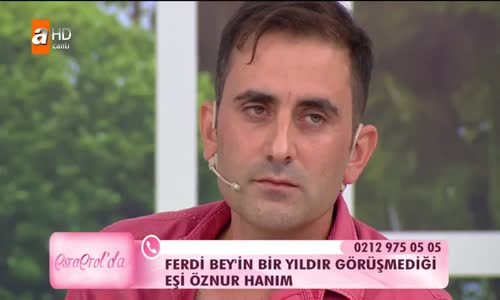 Öznur Hanım; Ferdi Bana Hakaret Etti