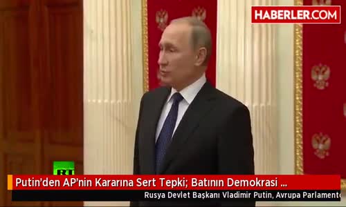 Erdoğan'dan Sonra Putin'de Yerden Yere Vurdu