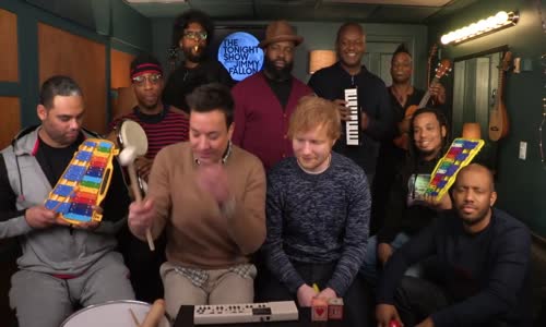 Jimmy Fallon, Ed Sheeran & The Roots Sing -Shape of You- (Classroom Instruments) 