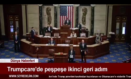 DÜNYA HABERLERİ:Trumpcare'de Peşpeşe İkinci Geri Adım